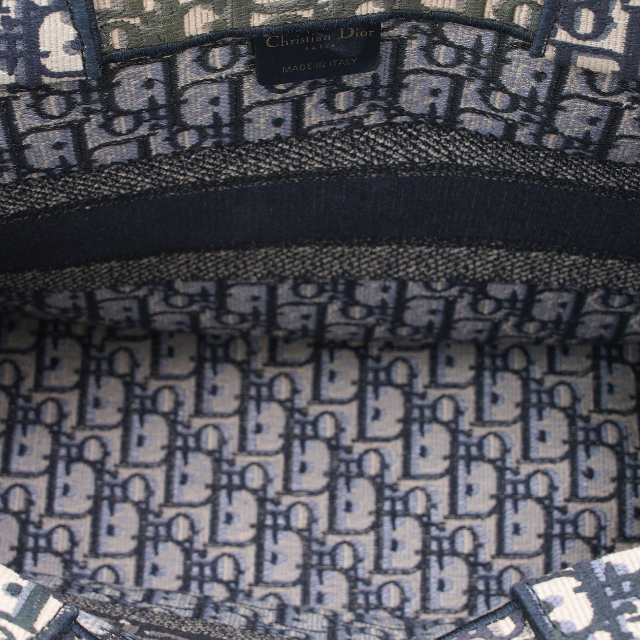 CHRISTIAN DIOR(USED)디올 오블리크 북토트 미듐